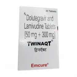 Твинакт Довато полный аналог :: Twinaqt :: Долутегравир Ламивудин 50+300мг таб. №30 фото