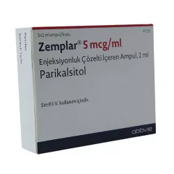 Земплар (Парикальцитол) р-р д/в/в введения 5мкг/1мл амп. 5 шт фото